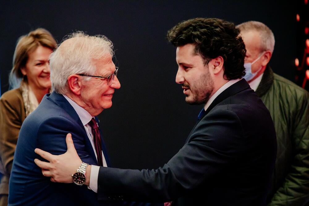 Borelj i Abazović, Foto: twitter.com/DritanAbazovic