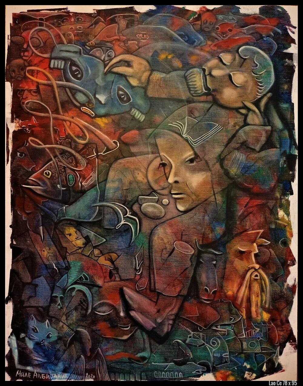 <p>Mistifikovana, predskazivačka, lirična i simbolična djela, iz novog i drugačijeg ciklusa slika Mila Albijanića, predstavljena su na izložbi “Gravitacije budućnosti, veliki karneval i druge priče” u Kotoru</p>