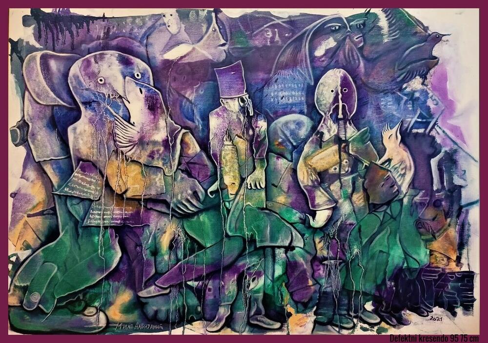 <p>Mistifikovana, predskazivačka, lirična i simbolična djela, iz novog i drugačijeg ciklusa slika Mila Albijanića, predstavljena su na izložbi “Gravitacije budućnosti, veliki karneval i druge priče” u Kotoru</p>
