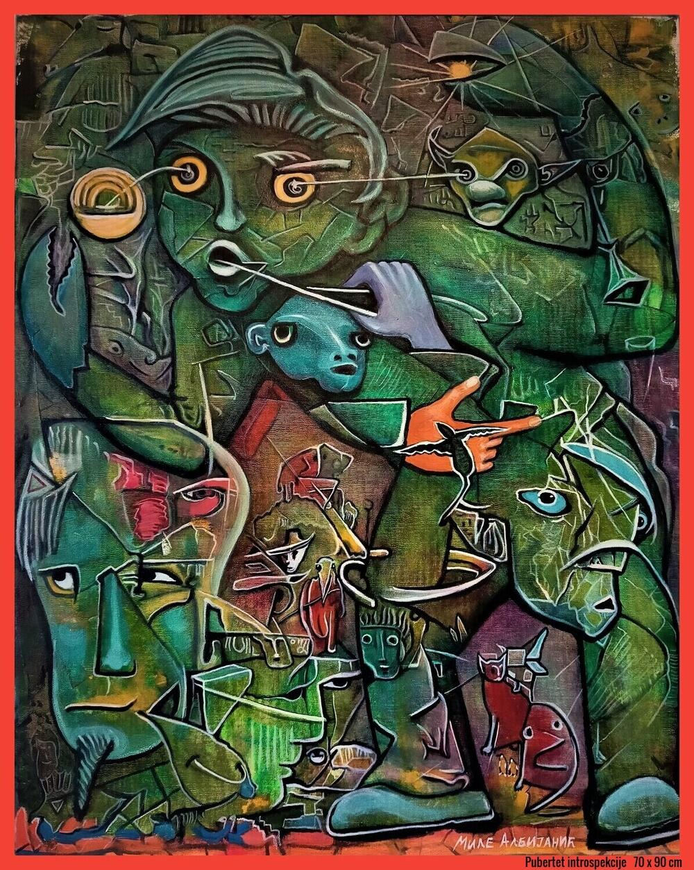 <p>Mistifikovana, predskazivačka, lirična i simbolična djela, iz novog i drugačijeg ciklusa slika Mila Albijanića, predstavljena su na izložbi “Gravitacije budućnosti, veliki karneval i druge priče” u Kotoru</p>