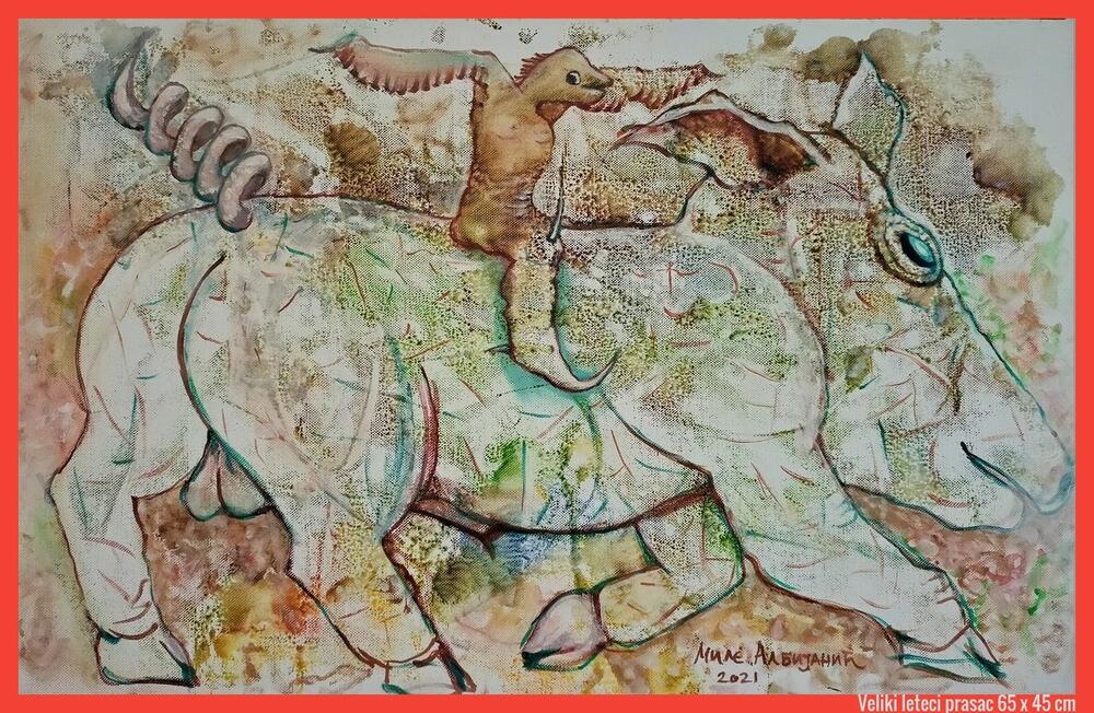 <p>Mistifikovana, predskazivačka, lirična i simbolična djela, iz novog i drugačijeg ciklusa slika Mila Albijanića, predstavljena su na izložbi “Gravitacije budućnosti, veliki karneval i druge priče” u Kotoru</p>