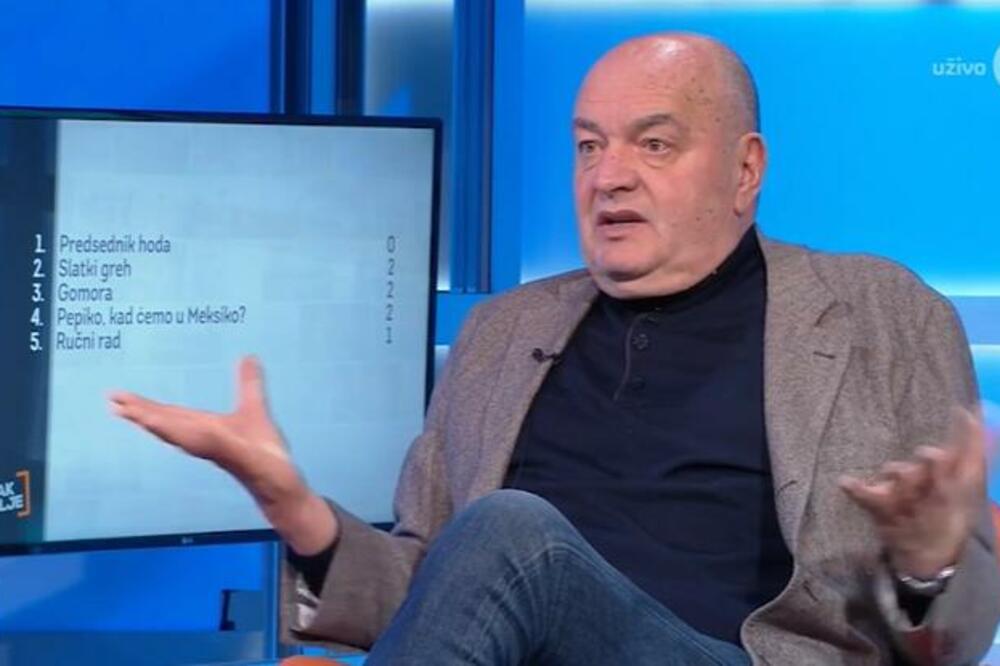 Vujošević u "Utisku nedelje", Foto: Screenshot Youtube Utisak nedelje