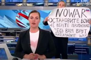 Novčana kazna zbog antiratne poruke na ruskoj televiziji