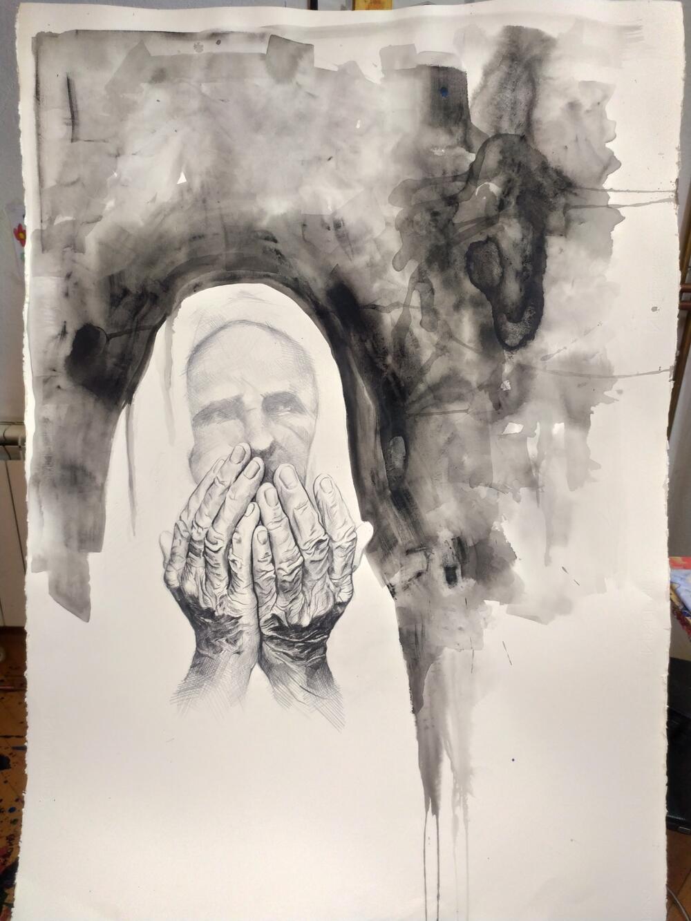 <p>Postavka “Fermen” otvorena je protekle sedmice u Bijelom Polju i 11. je samostalna izložba mladog crnogorskog umjetnika</p>