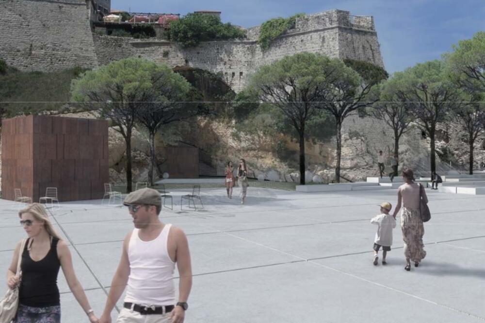 Planirani izgled Velike skela ispod Staroga grada, Foto: Velika skela