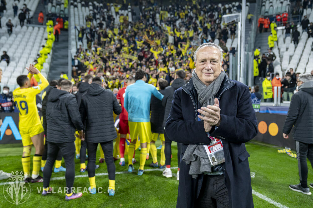 Fernando Roig nakon meča sa Juventusom, Foto: Twitter/Villarreal CF