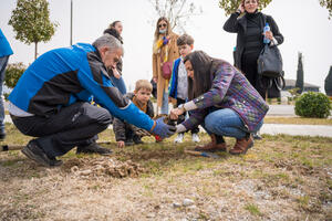 Sa djecom učestvovali u akciji sadnje skadarskog hrasta