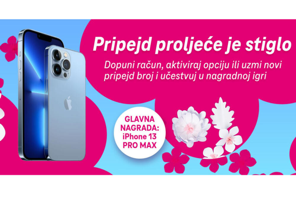 Telekom poklanja iPhone 13 Pro Max, telefone, satove, slušalice...