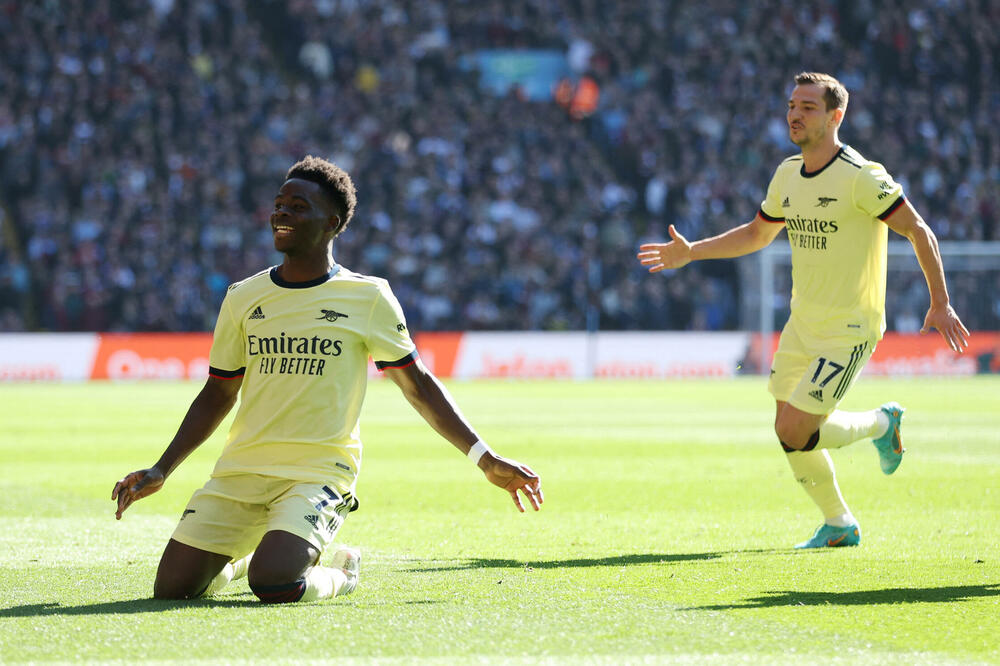 Saka slavi gol, Foto: Reuters