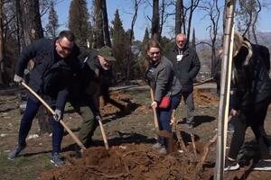 Posađeno još 250 sadnica na Gorici, ozvaničen početak rada...