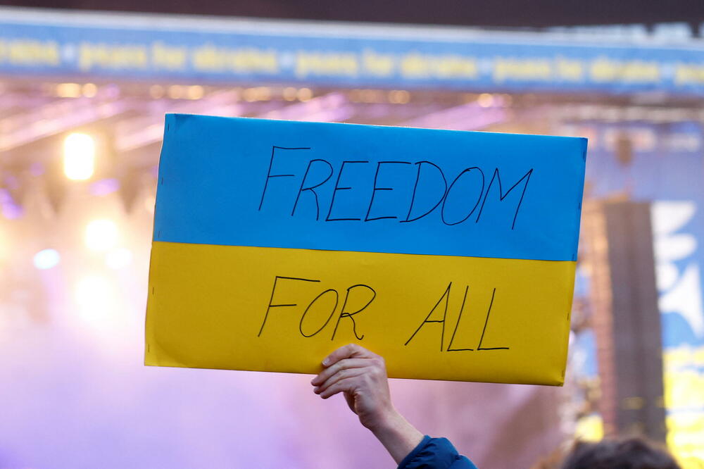 "Sloboda za sve": Sa koncerta podrške Ukrajini u Beču, Foto: Reuters