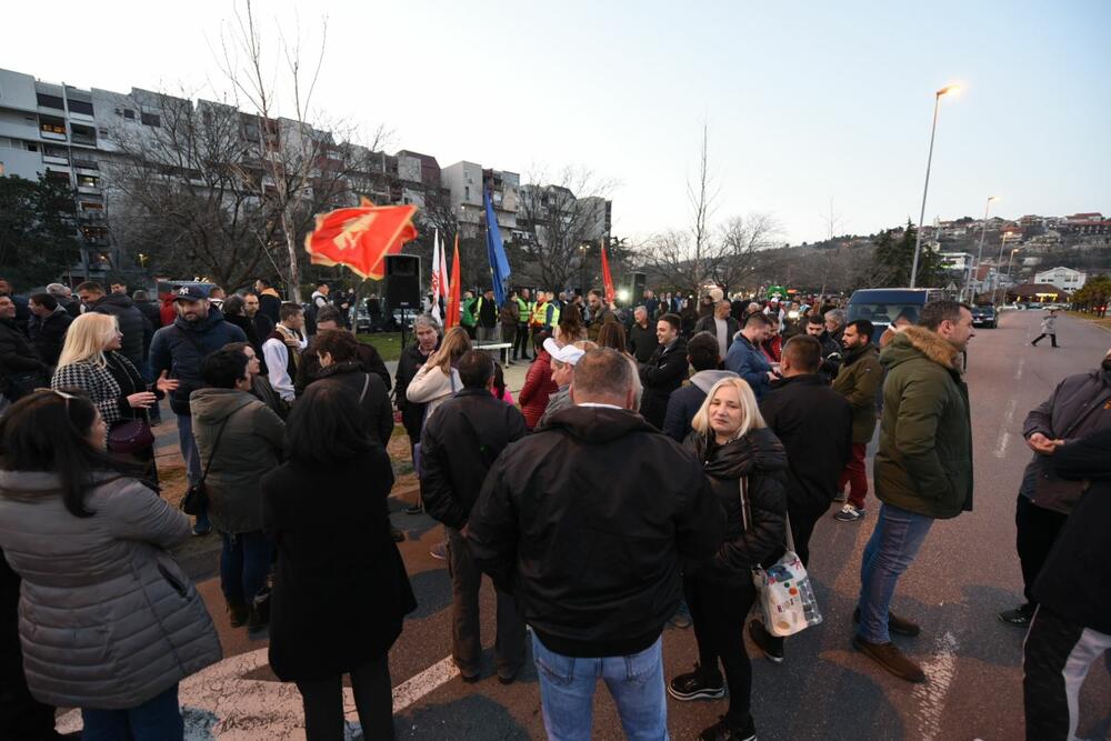 <p>Protest je održan pod sloganom "Ustani, odbrani, pobijedi"</p>