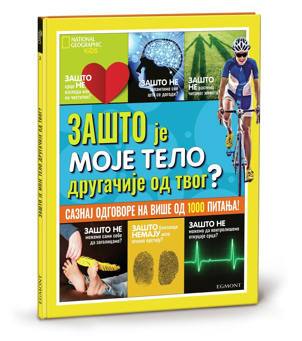 <p>Iz izdavačke kuće Egmont stiže nova kolekcija National Geographic Kids <em>"Zašto?"</em> I prva knjiga pod nazivom <em>"Zašto sam ja čovek?"</em></p>