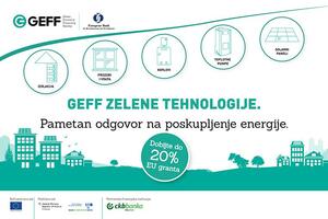 Energetski efikasno življenje uz EBRD-GEFF program