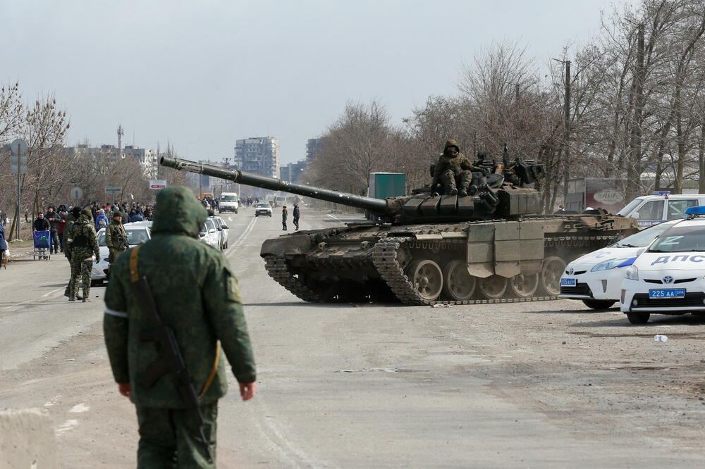 Pripadnici proruskih snaga kod Marijupolja, Foto: Reuters
