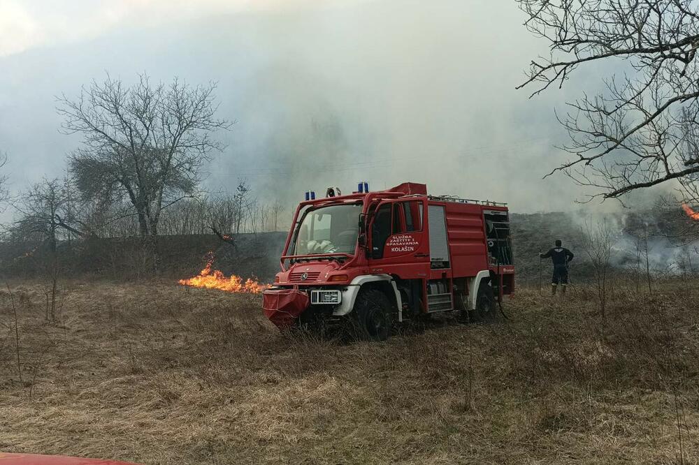 Jedan od požara u Kolašinu, Foto: Dragana Šćepanović