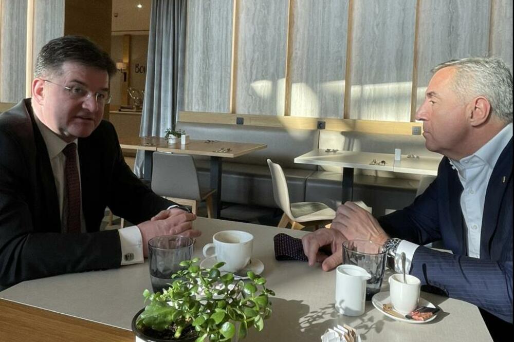 Lajčak i Đukanović, Foto: Služba za informisanje Predsjednika Crne Gore