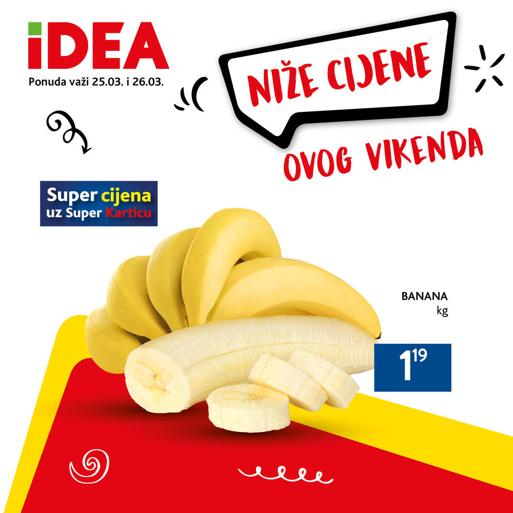 <p>IDEA nastoji da bude korak bliže vama i pruži najbolju ponudu vaših omiljenih proizvoda po sniženim cijenama.</p>