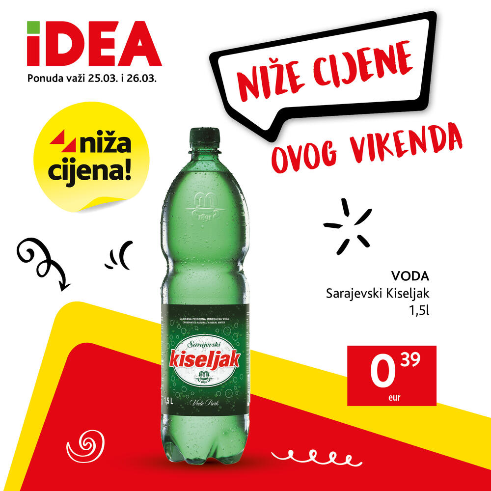 <p>IDEA nastoji da bude korak bliže vama i pruži najbolju ponudu vaših omiljenih proizvoda po sniženim cijenama.</p>