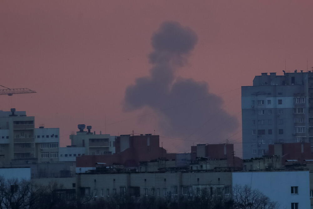 Dim iznad Kijeva, glavnog grada Ukrajine, Foto: Reuters