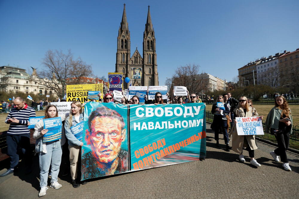 Antiratni protesti juče u Pragu