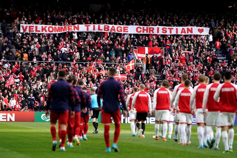 Eriksen je nastavio da igra za selekciju Danske, Foto: Reuters