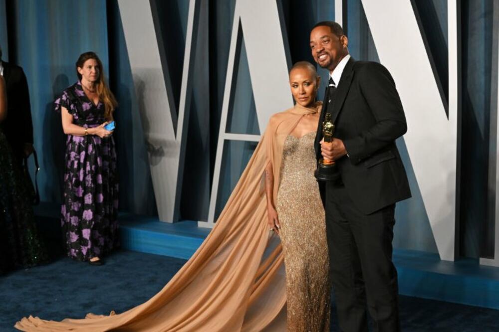 Džejda Pinket Smit sa suprugom Vilom, koji je osvojio Oskara za najbolju glavnu mušku ulogu, Foto: Getty Images