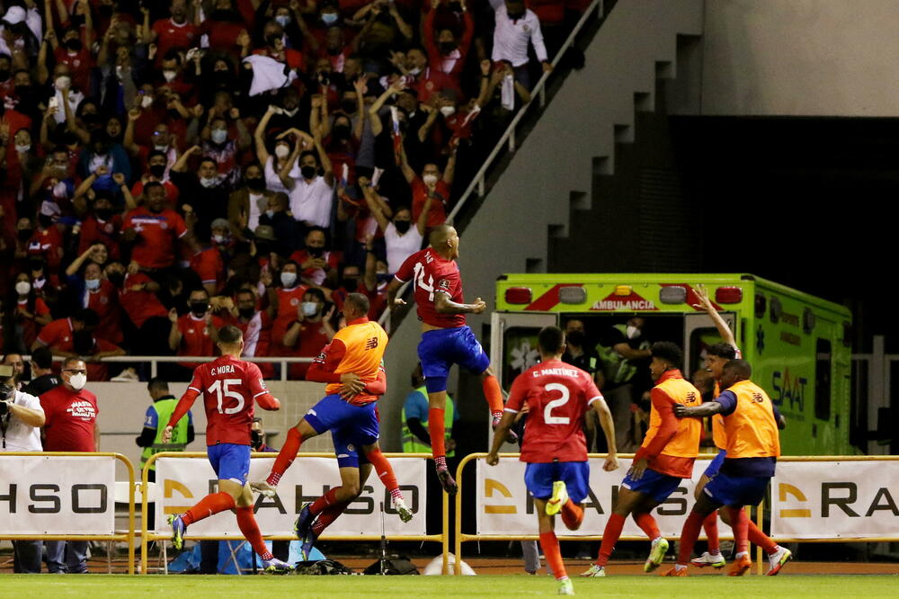 Slavlje igrača Kostarike, Foto: Reuters