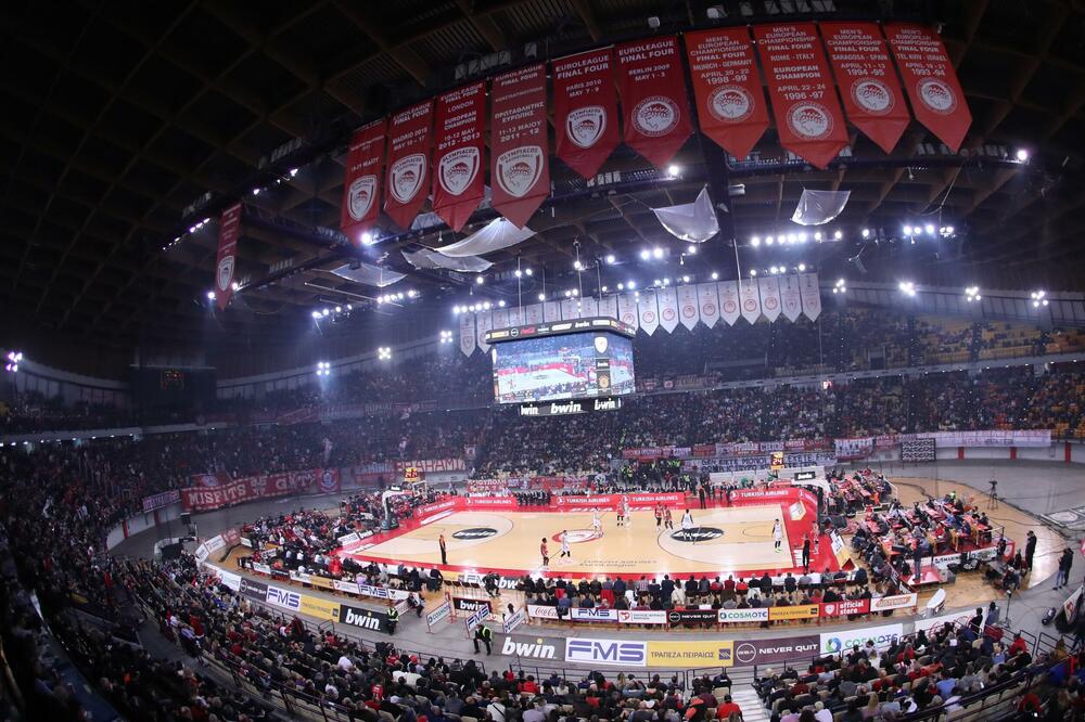 Dvorana Olimpijakosa uoči početka meča sa Barselonom, Foto: Olympiacos B.C.