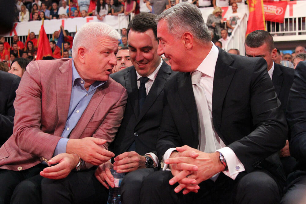 Priča o dvije struje u DPS-u, ili o zdravom tkivu, traje već duže: Marković, Vuković i Đukanović, Foto: Filip Roganović