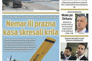 Naslovna strana "Vijesti" za 6. april 2022.