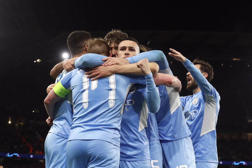 Fudbaleri Mančester sitija, Foto: Reuters