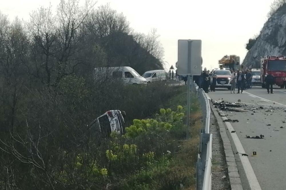 Nakon današnjeg udesa na putu Podgorice-Cetinje, Foto: Jelena Jovanović