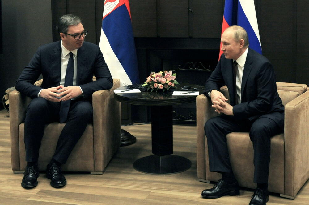 Vučić i Putin u Sočiju prošle godine, Foto: Reuters