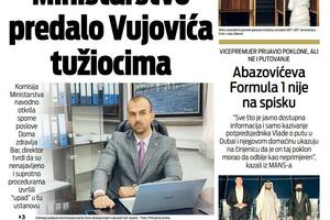 Naslovna strana "Vijesti" za 7. april 2022.