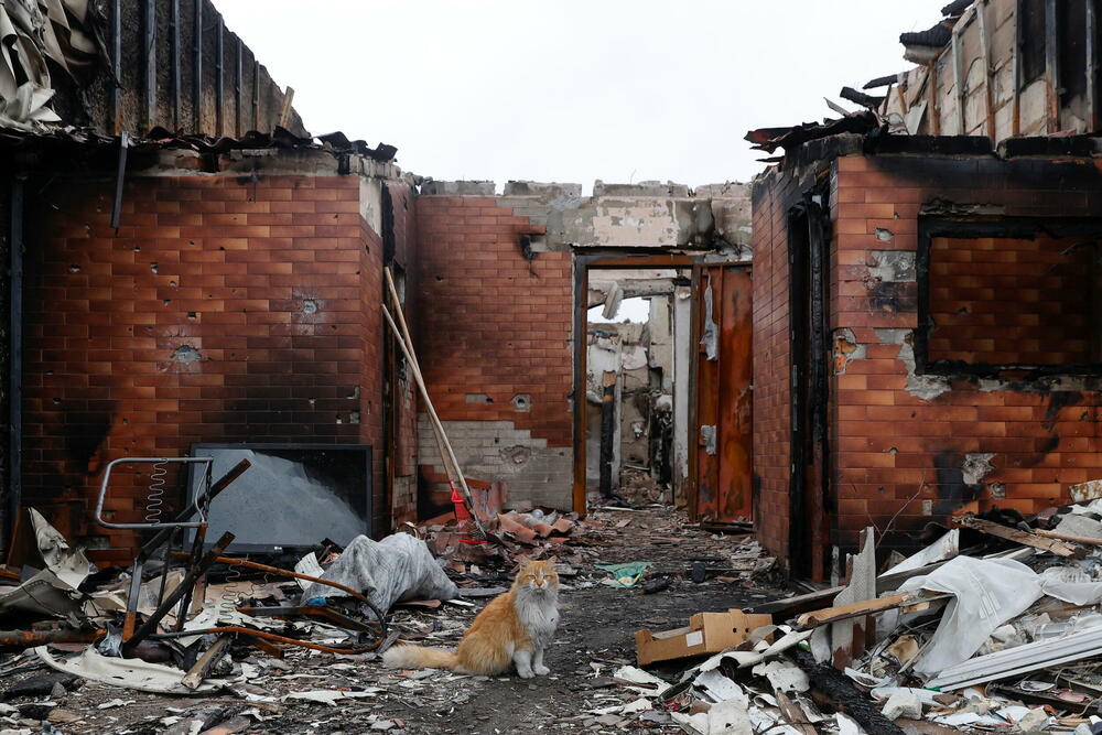 <p>Novinarka BBC Jogita Limaje navodi da su vidjeli stambene kvartove koji su bukvalno sravnjeni</p>