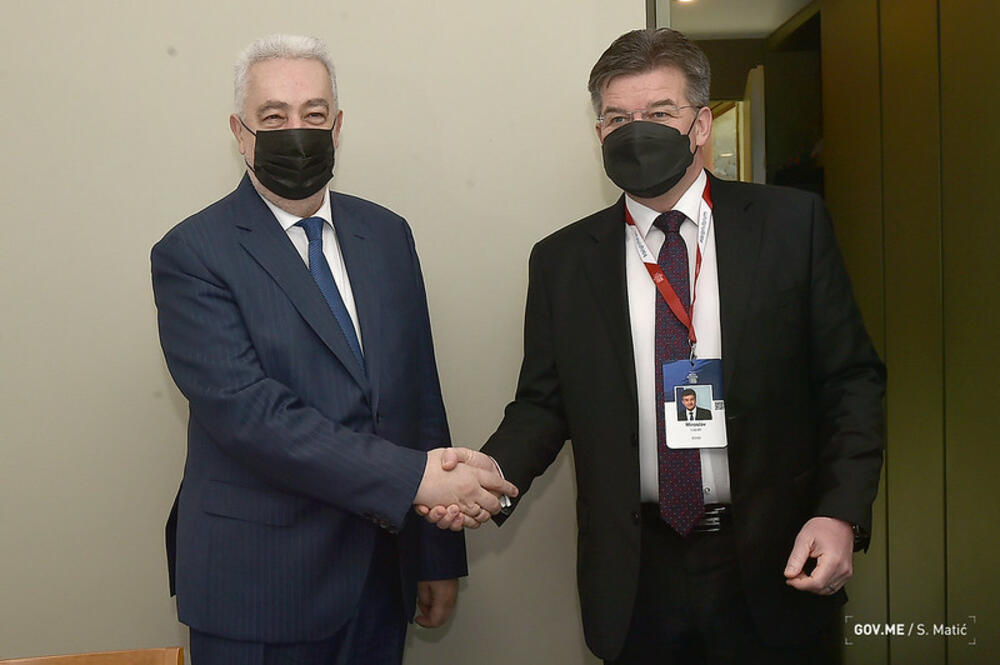 Zdravko Krivokapić i Miroslav Lajčak