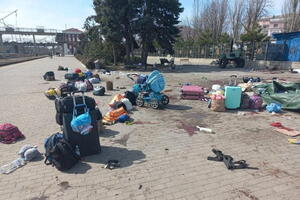 In the rocket attack on Kramatorsk, at least 50 people died, Ukraine and...