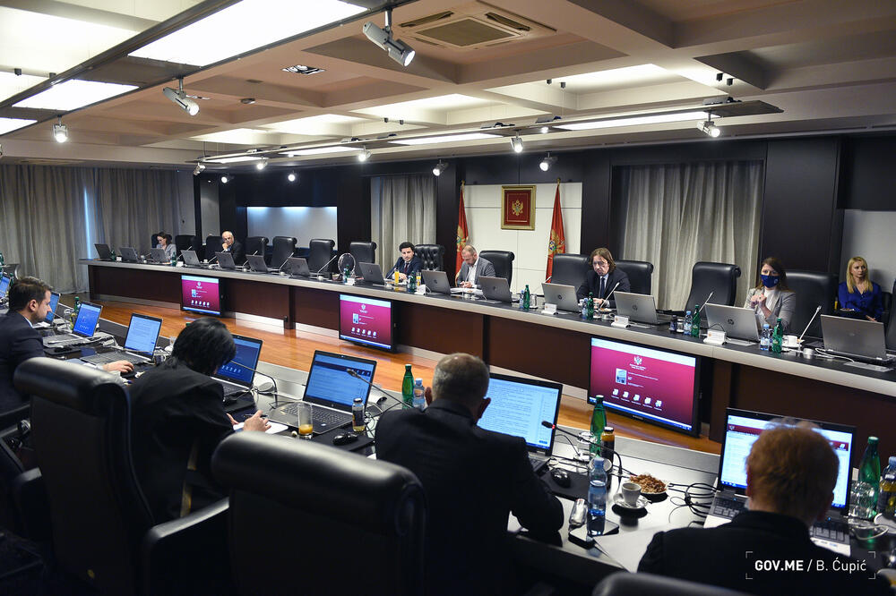 Abazović predsjedavao jučerašnjom sjednicom Vlade, Foto: BOJANA ĆUPIĆ