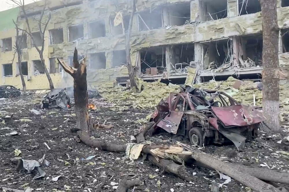 Uništena Dječja bolnica u Marijupolju, Foto: REUTERS