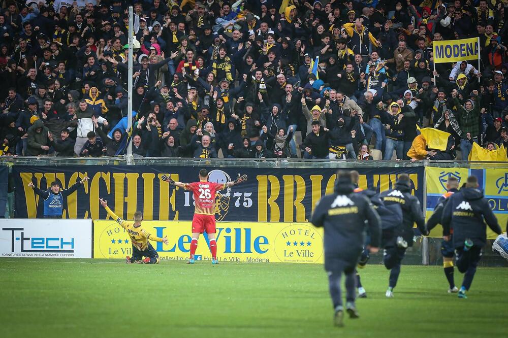 Ganjo slavi gol, Foto: Modena