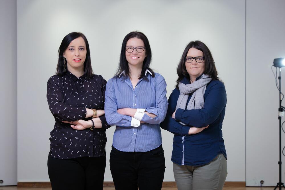 Članice Fleš tima: Gazivoda, Plamenac i Popivoda, Foto: Privatna arhiva