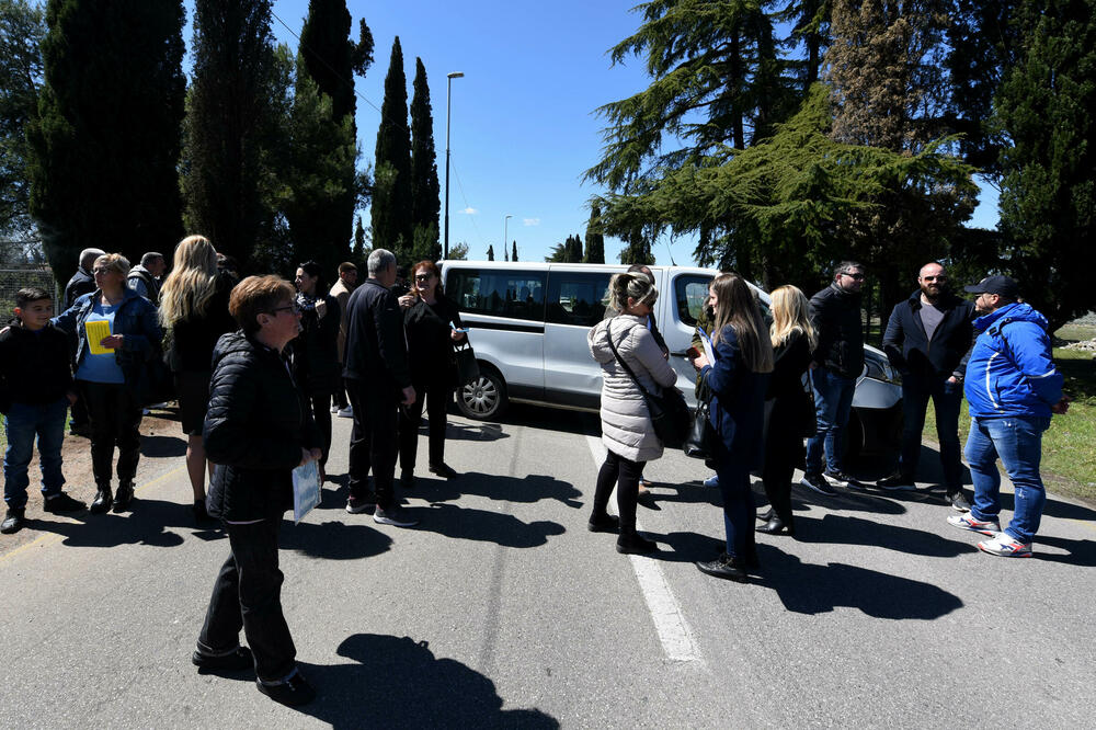 Sa ranije blokade puta, Foto: Boris Pejović
