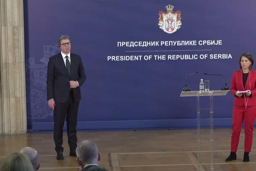 Vučić i Berbok, Foto: Printscreen YouTube