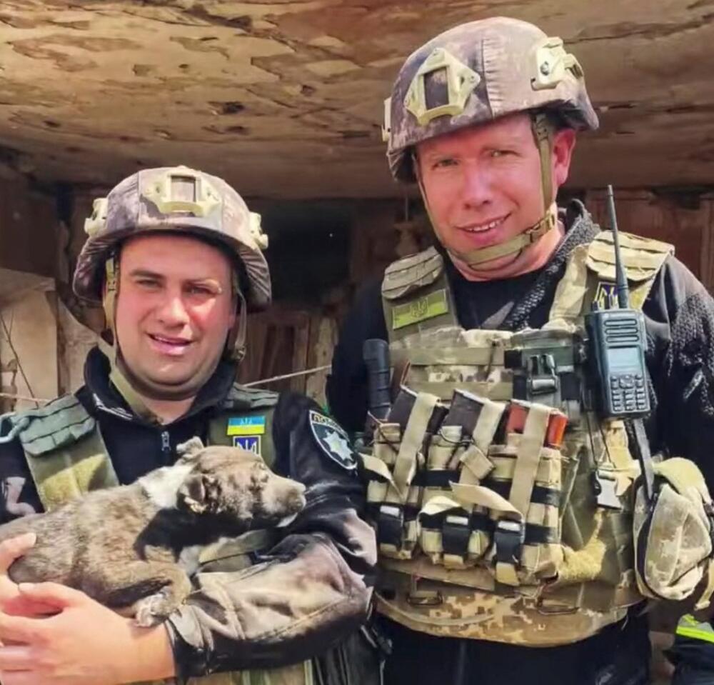 <p>Regionalna policija Donjecka objavila je snimak na kojem se vidi kako spasioci kopaju po ruševinama kako bi došli do zarobljenog psa</p>