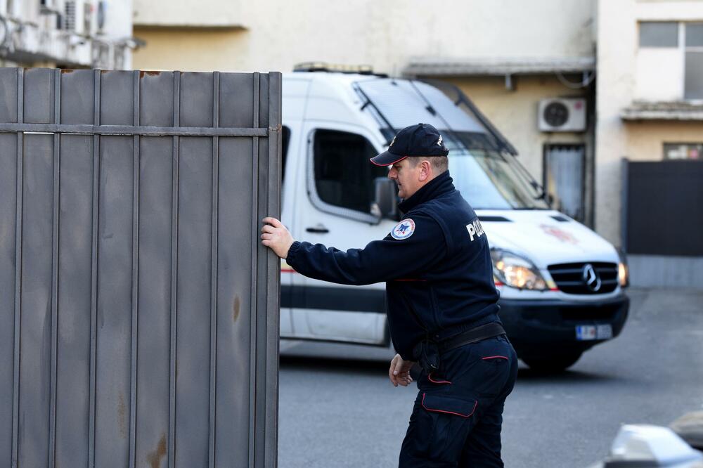 Sa privođenja Jovanovića u SDT, Foto: BORIS PEJOVIC