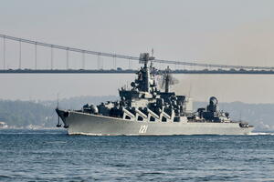 "Moskva" potonula u Crno more; Rusija tvrdi da je iz Ukrajine...