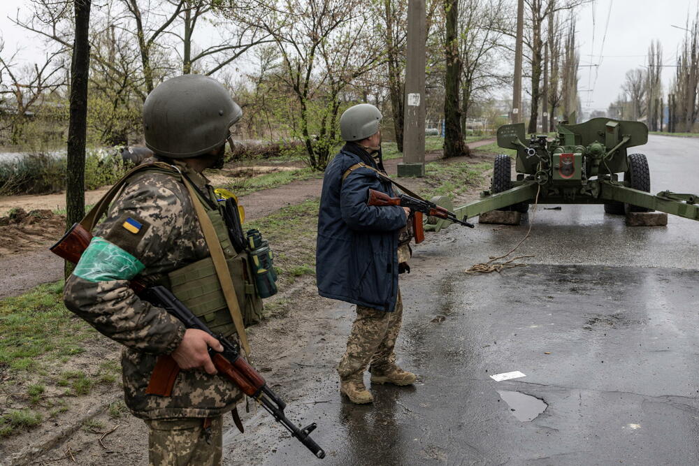 Pripadnici ukrajinskih snaga u Luganskoj oblasti 