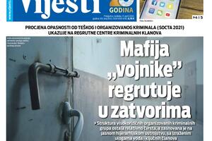 Naslovna strana "Vijesti" za 17. april