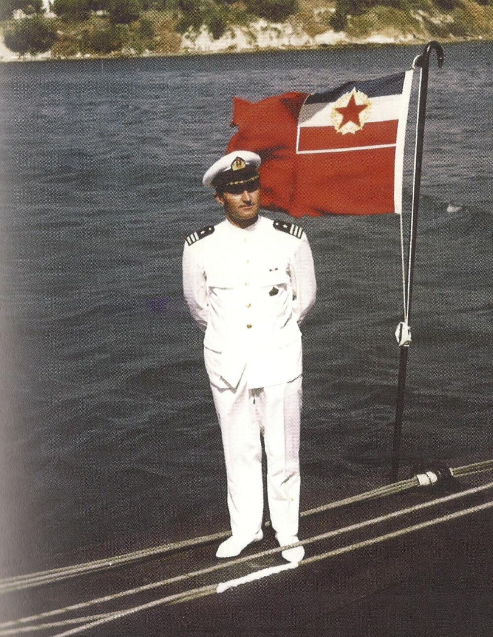 Probni komandant podmornice Tomislav Drašković 1967. godine
